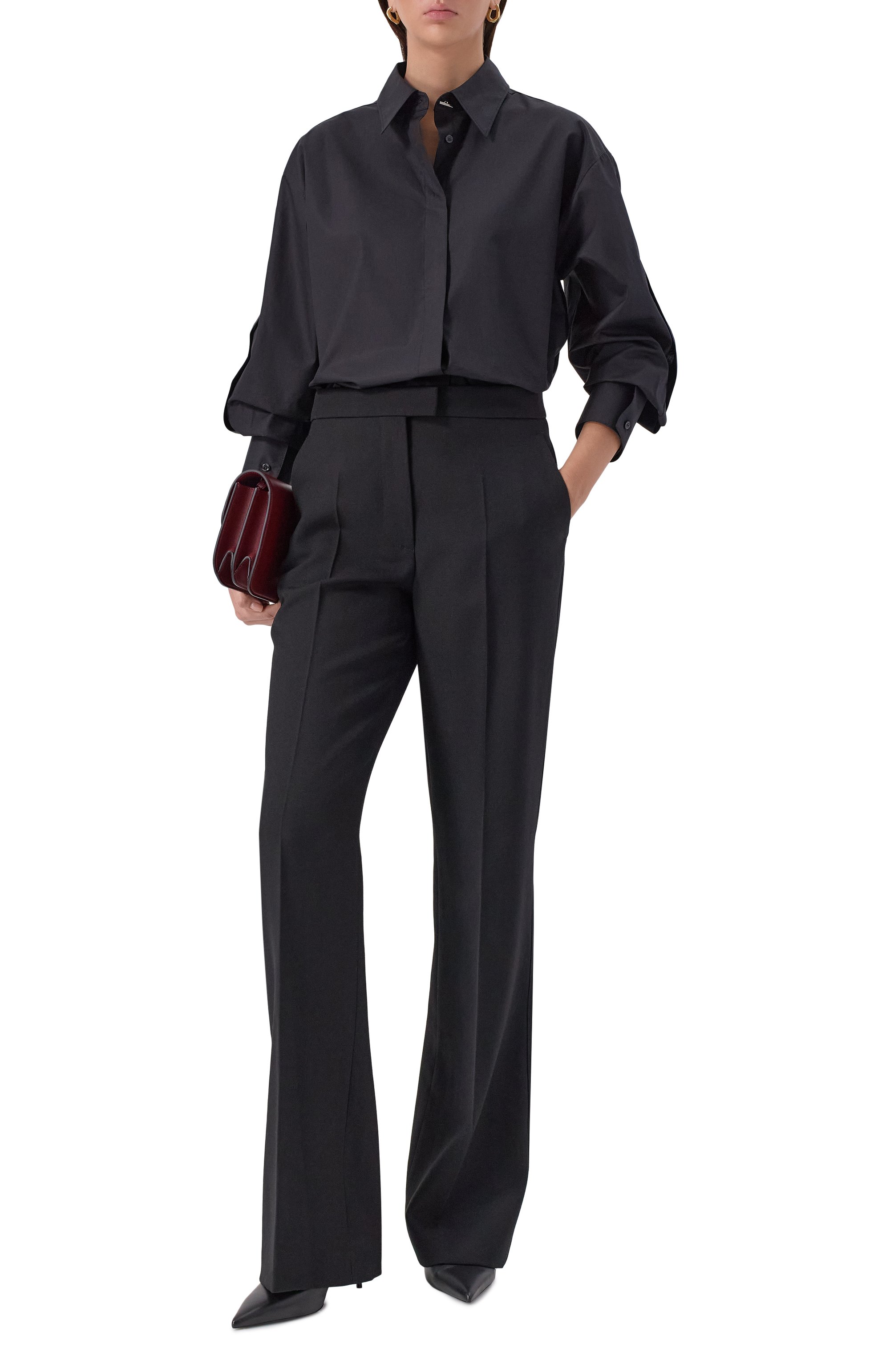 Хлопковая рубашка BOSS, арт. 50548455, фото 2