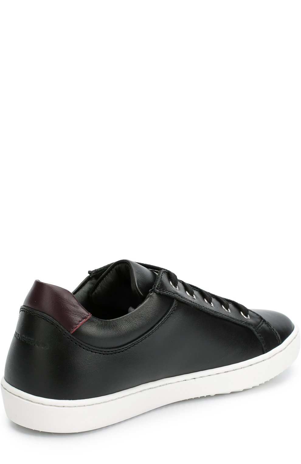 Кожаные кеды с нашивками DOLCE & GABBANA, арт. 0132/DA0497/AB579/29-36, фото 3