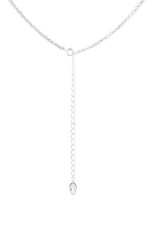 Колье с фиалкой Secrets jewelry КФХС713 Серебряный  КФХС713 Фото 4