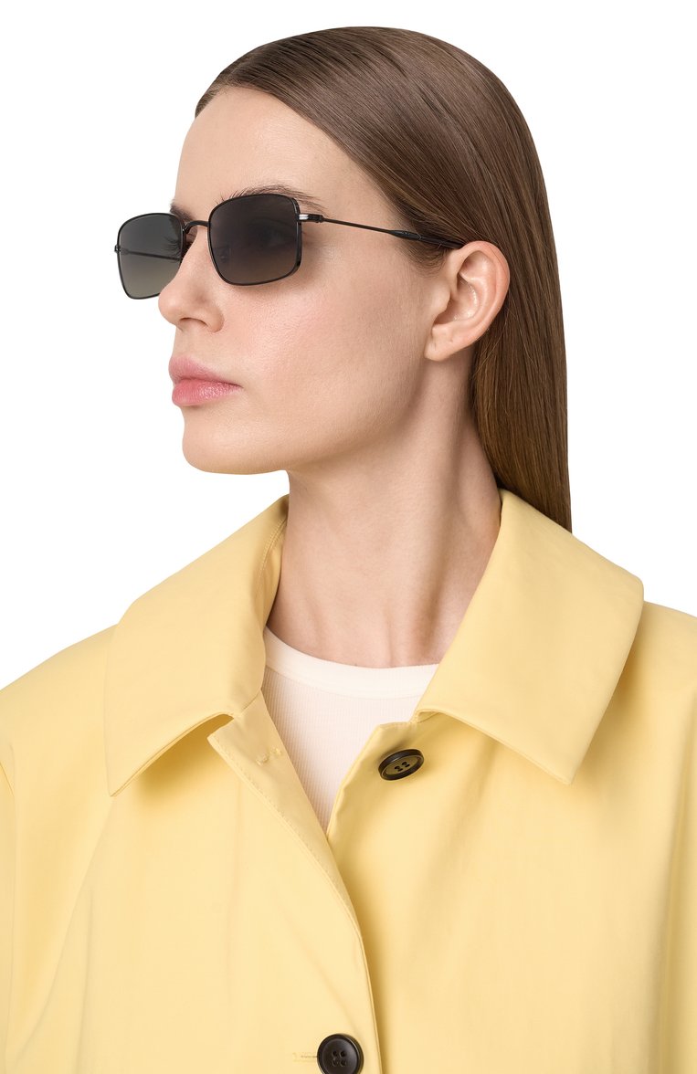 Женские солнцезащитные очки RAY-BAN черного цвета, арт. 3746-002/71 | Фото 3 (Региональные ограничения белый список (Axapta Mercury): Не проставлено; Нос: Не проставлено; Тип очков: С/з; Материал: Металл; Кросс-КТ: С/з-унисекс; Очки форма: Прямоугольные; Оптика Гендер: оптика-унисекс)