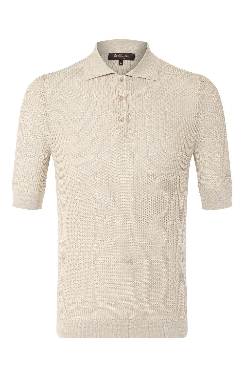 Поло LORO PIANA светло-бежевого цвета по цене 125500 руб., арт. FAL1023, фото 1 Поло LORO PIANA, арт. FAL1023, фото 1