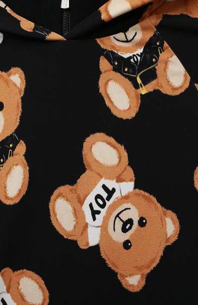 Хлопковое худи MOSCHINO, арт. HUF067/LDB1A/4A-8A, фото 3