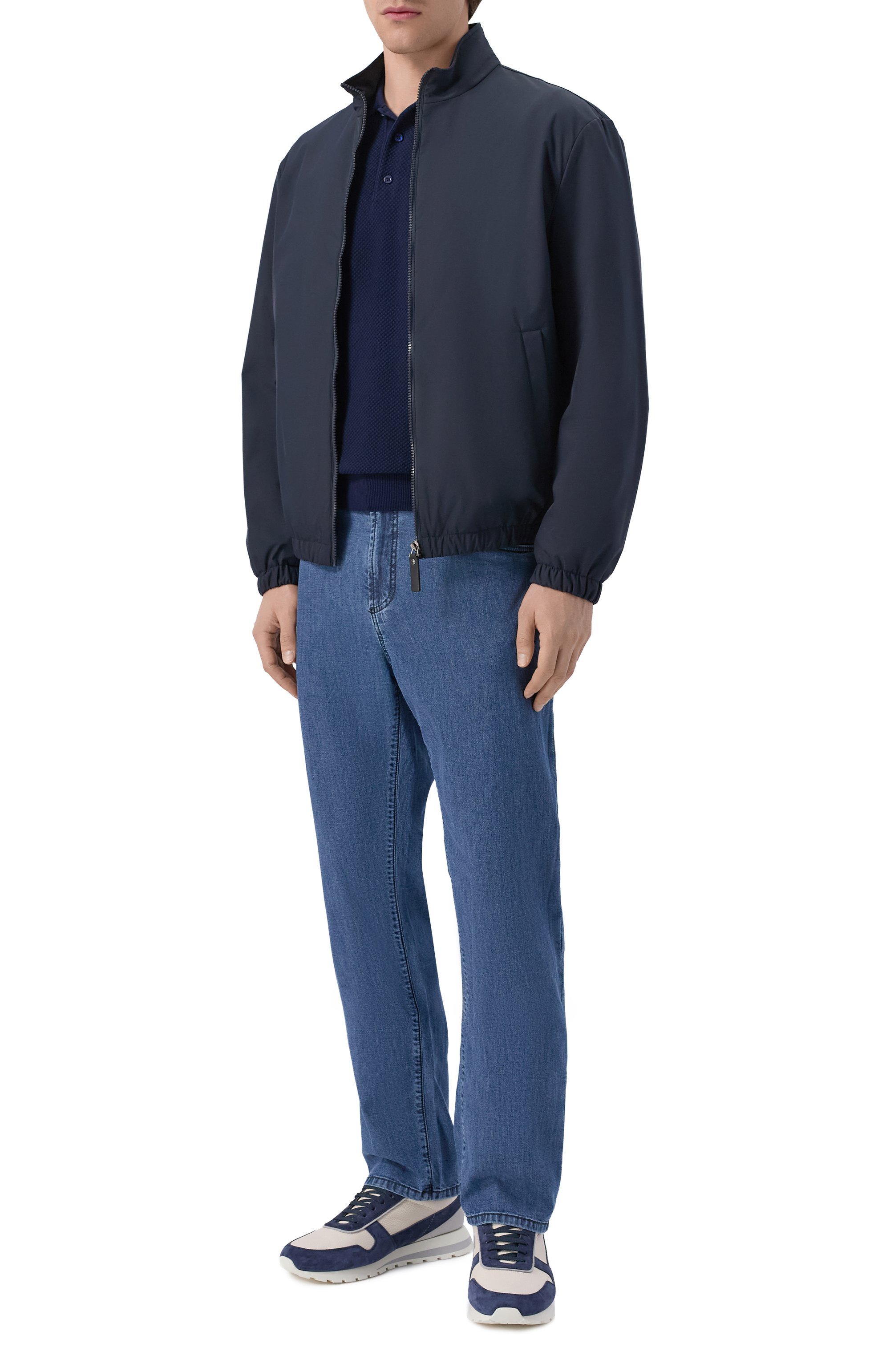 Джинсы roma RICHARD J. BROWN синего цвета по цене 69950 руб., арт. R0MA RZ/T15, фото 2 Джинсы roma RICHARD J. BROWN, арт. R0MA RZ/T15, фото 2