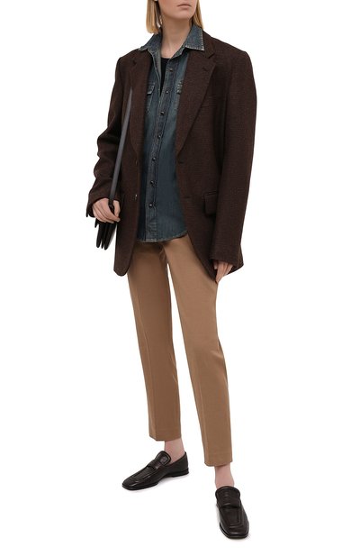Брюки изо льна и хлопка BRUNELLO CUCINELLI бежевого цвета по цене 106500 руб., арт. MF591P7453, фото 2 Брюки изо льна и хлопка BRUNELLO CUCINELLI, арт. MF591P7453, фото 2