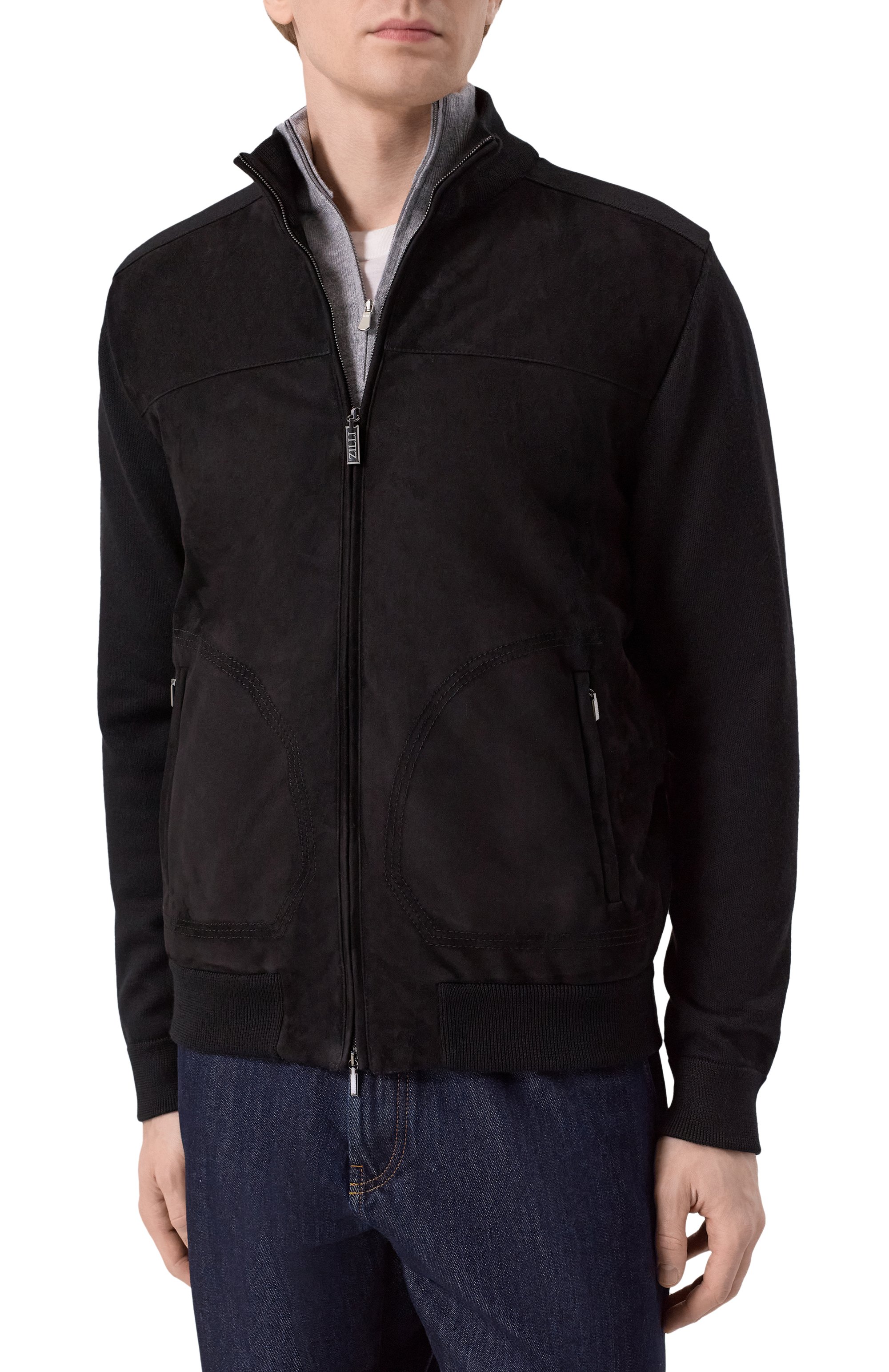 Кардиган с замшевой отделкой ZILLI, арт. KZMC01M0270VTSU00_002, фото 3