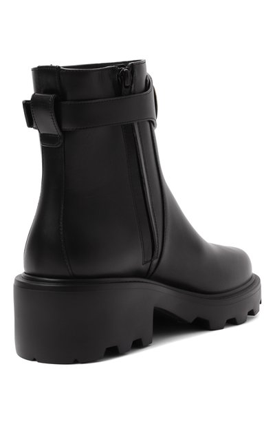 Кожаные ботинки vlogo VALENTINO черного цвета по цене 159000 руб., арт. 9W2S0MT5/BEK, фото 5 Кожаные ботинки vlogo VALENTINO, арт. 9W2S0MT5/BEK, фото 5