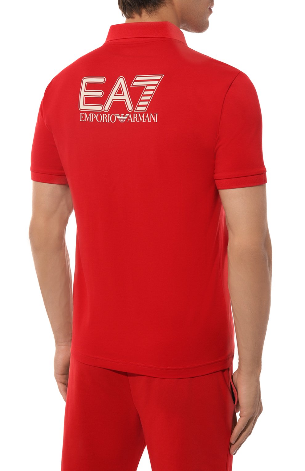 Хлопковое поло EA7, арт. 6DPF16/PJVQZ, фото 4