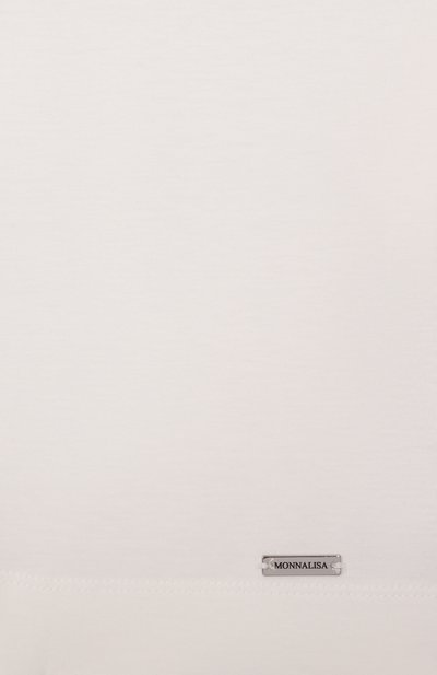 Хлопковая футболка MONNALISA, арт. 17E604, фото 3