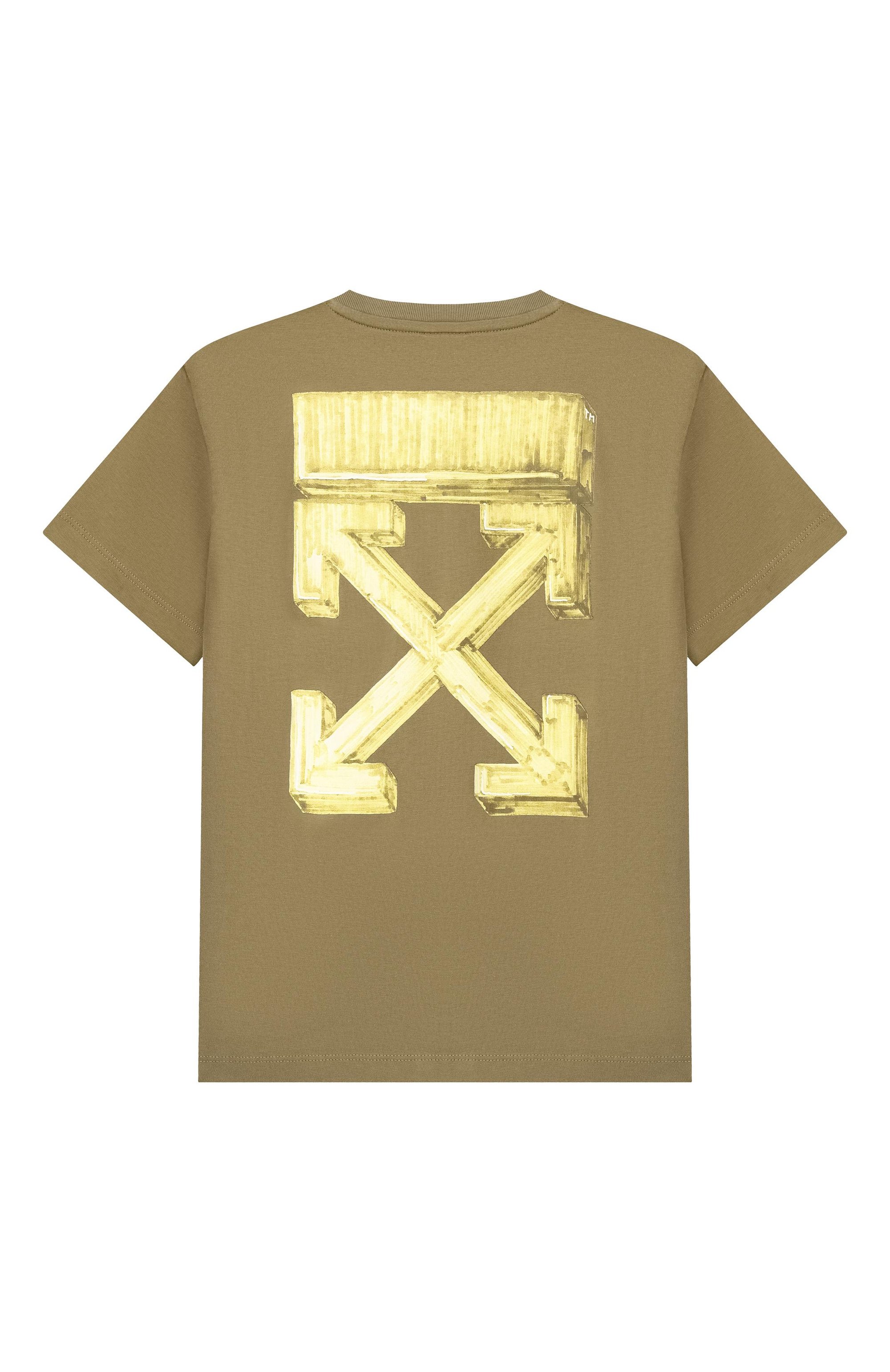 Хлопковая футболка OFF-WHITE, арт. 0BAA002S26JER005, фото 2