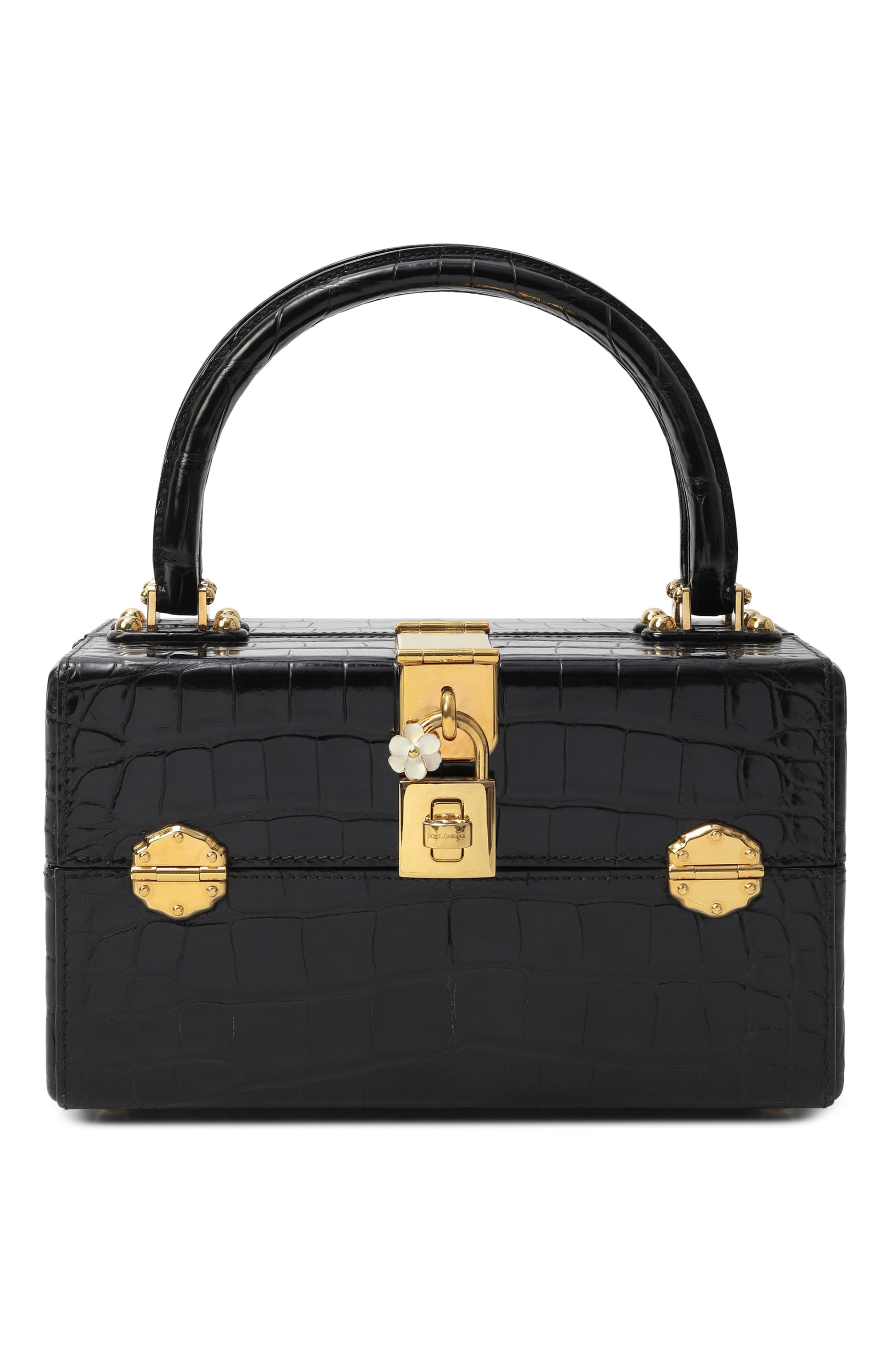 Сумка dolce box из кожи крокодила DOLCE & GABBANA, арт. BB6238/B2CL6, фото 1