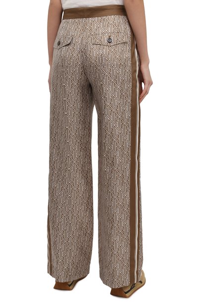 Шелковые брюки CHLOÉ, арт. CHC21SPA88350, фото 4