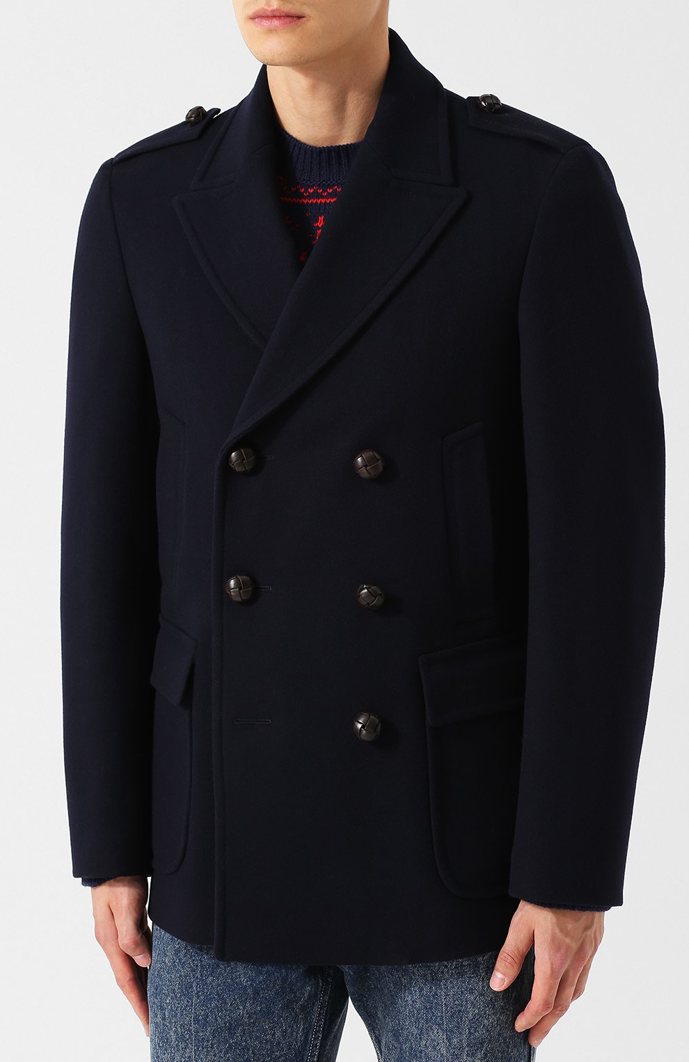 Укороченный бушлат из смеси шерсти и кашемира GUCCI, арт. 523628/Z525C, фото 3