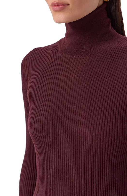 Кашемировая водолазка Dolce & Gabbana FXW67T/JBW0G Бордовый  FXW67T/JBW0G Фото 5