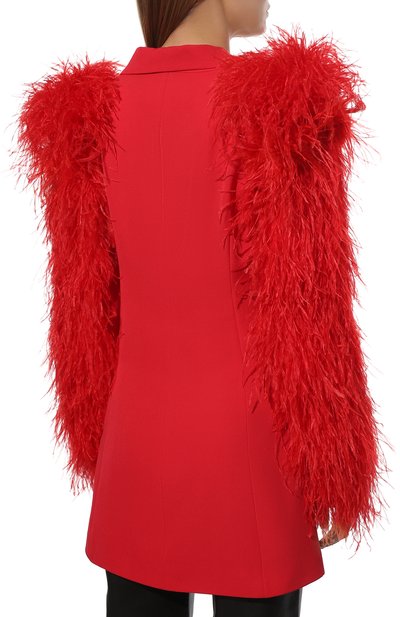 Жакет с отделкой перьями LOULOU, арт. 3302, фото 4