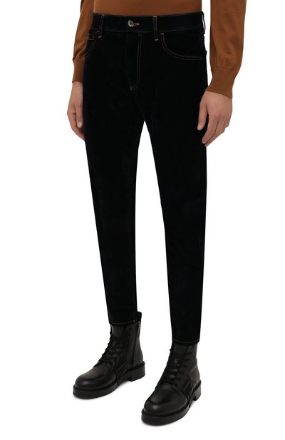 Джинсы DOLCE & GABBANA темно-синего цвета по цене 67650 руб., арт. GYC4CD/G8EI3, фото 3 Джинсы DOLCE & GABBANA, арт. GYC4CD/G8EI3, фото 3