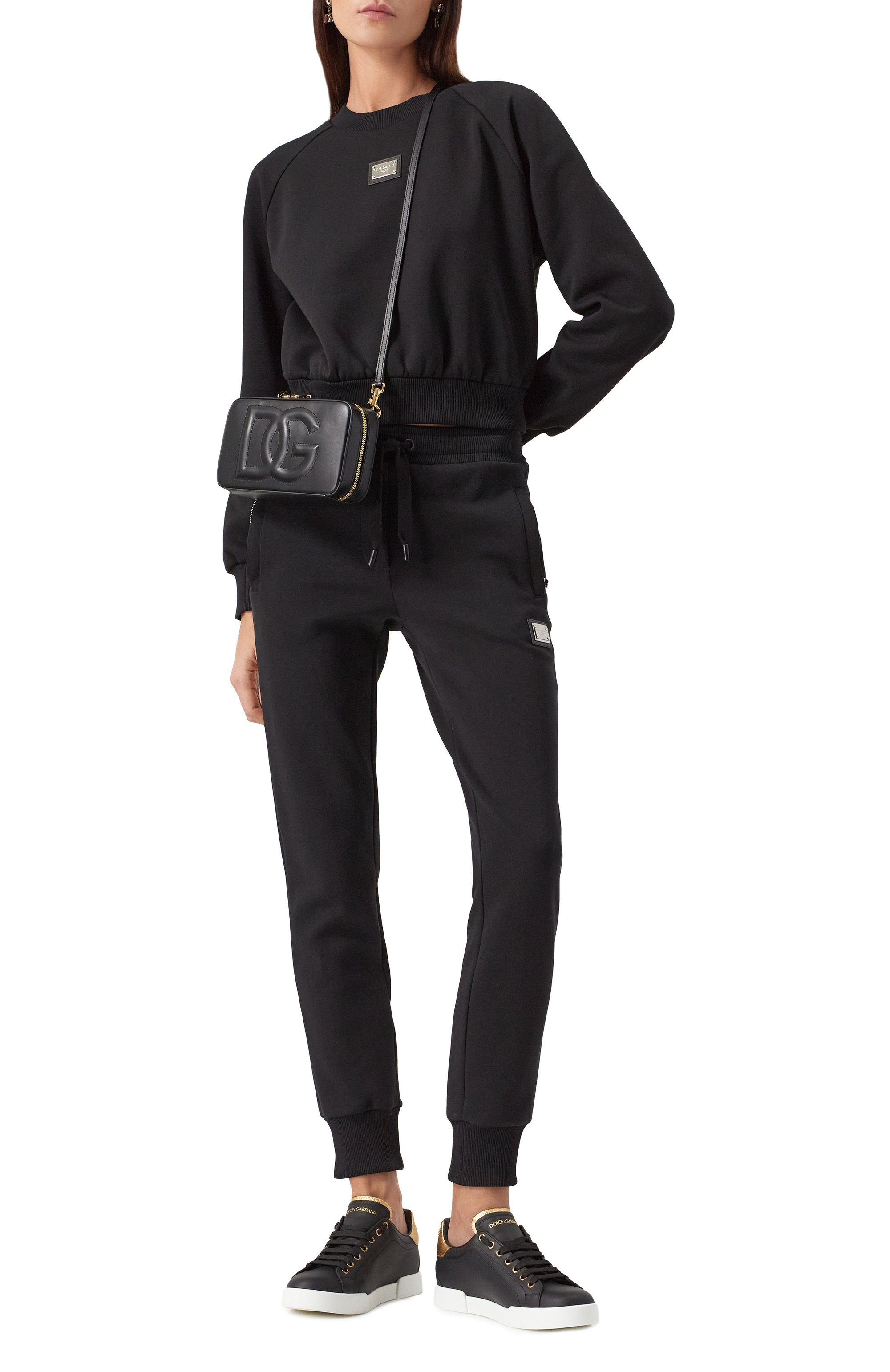 Хлопковые джоггеры DOLCE & GABBANA, арт. FTBW3T/HU7H9, фото 2