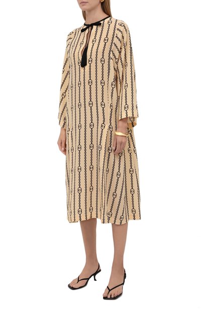 Шелковая туника GUCCI, арт. 652144/ZAGTV, фото 3