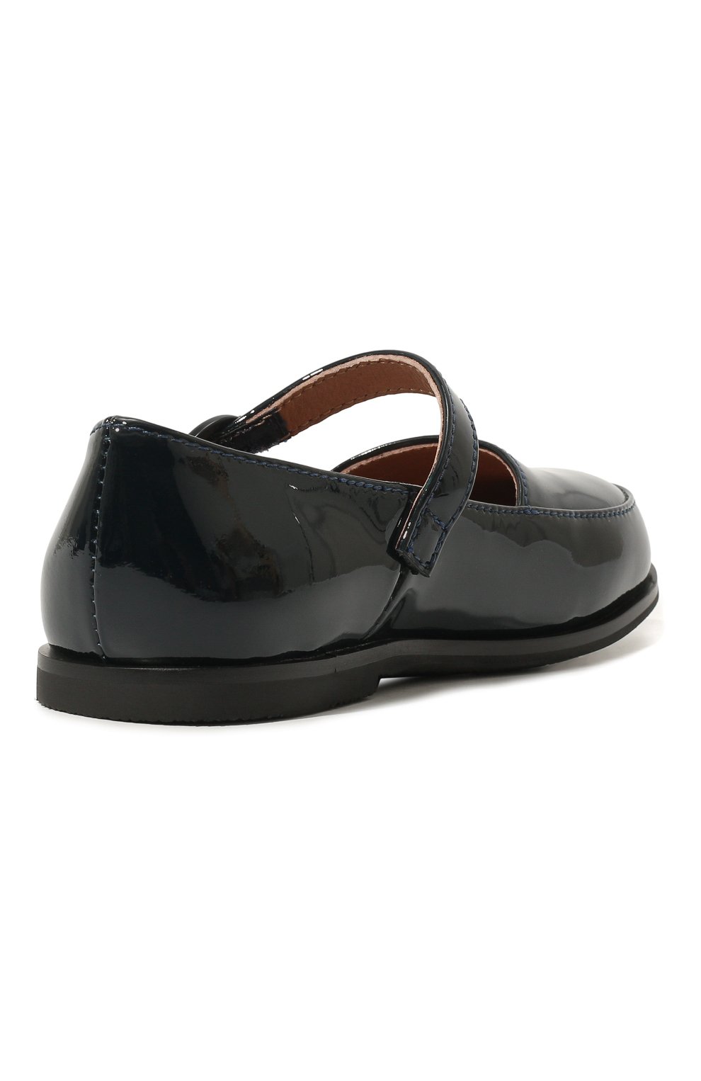 Кожаные туфли AGE OF INNOCENCE темно-синего цвета по цене 12850 руб., арт. 000229/ARIA/26-32, фото 3 Кожаные туфли AGE OF INNOCENCE, арт. 000229/ARIA/26-32, фото 3