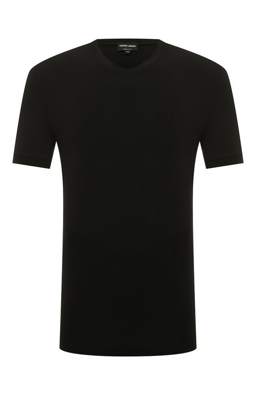 Футболка из вискозы Giorgio Armani 8NST53/SJP4Z Чёрный 8NST53/SJP4Z