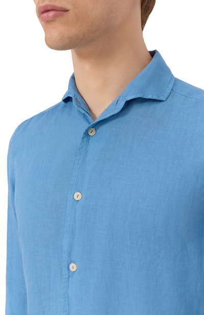 Льняная рубашка MC2 SAINT BARTH, арт. STBM CUBA/00312H, фото 5