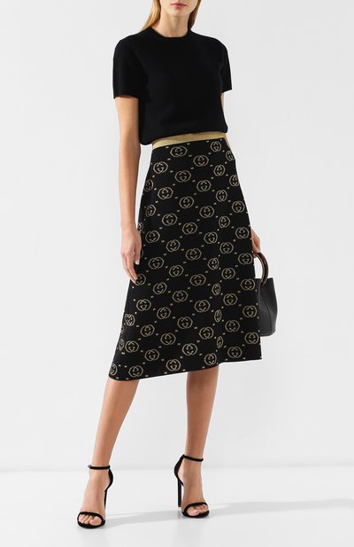 Шерстяная юбка GUCCI, арт. 555179/XKAH9, фото 2