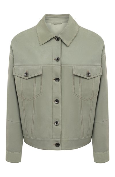 Женская замшевая куртка BRUNELLO CUCINELLI, арт. 221MPCAI2986