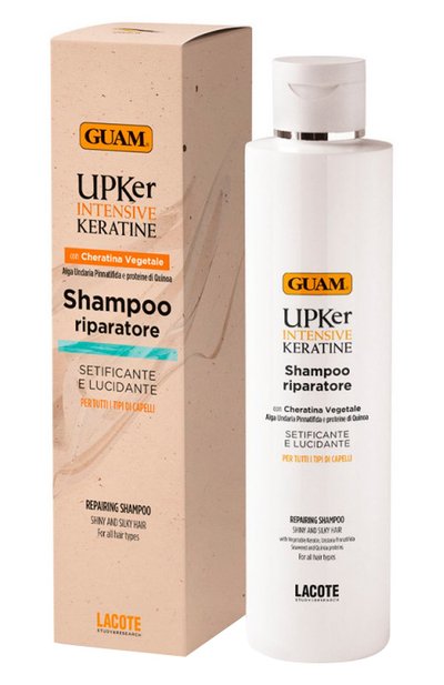 Женский восстанавливающий шампунь для волос с кератином (200ml) GUAM, арт. 8025021161594