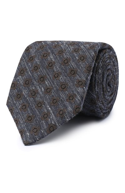 Мужской галстук из шерсти и шелка KITON, арт. UCRVKLC05G53
