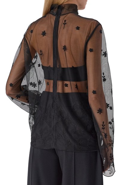 Топ TOTEME черного цвета по цене 72500 руб., арт. 253-WRT0546-FB0431, фото 4 Топ TOTEME, арт. 253-WRT0546-FB0431, фото 4