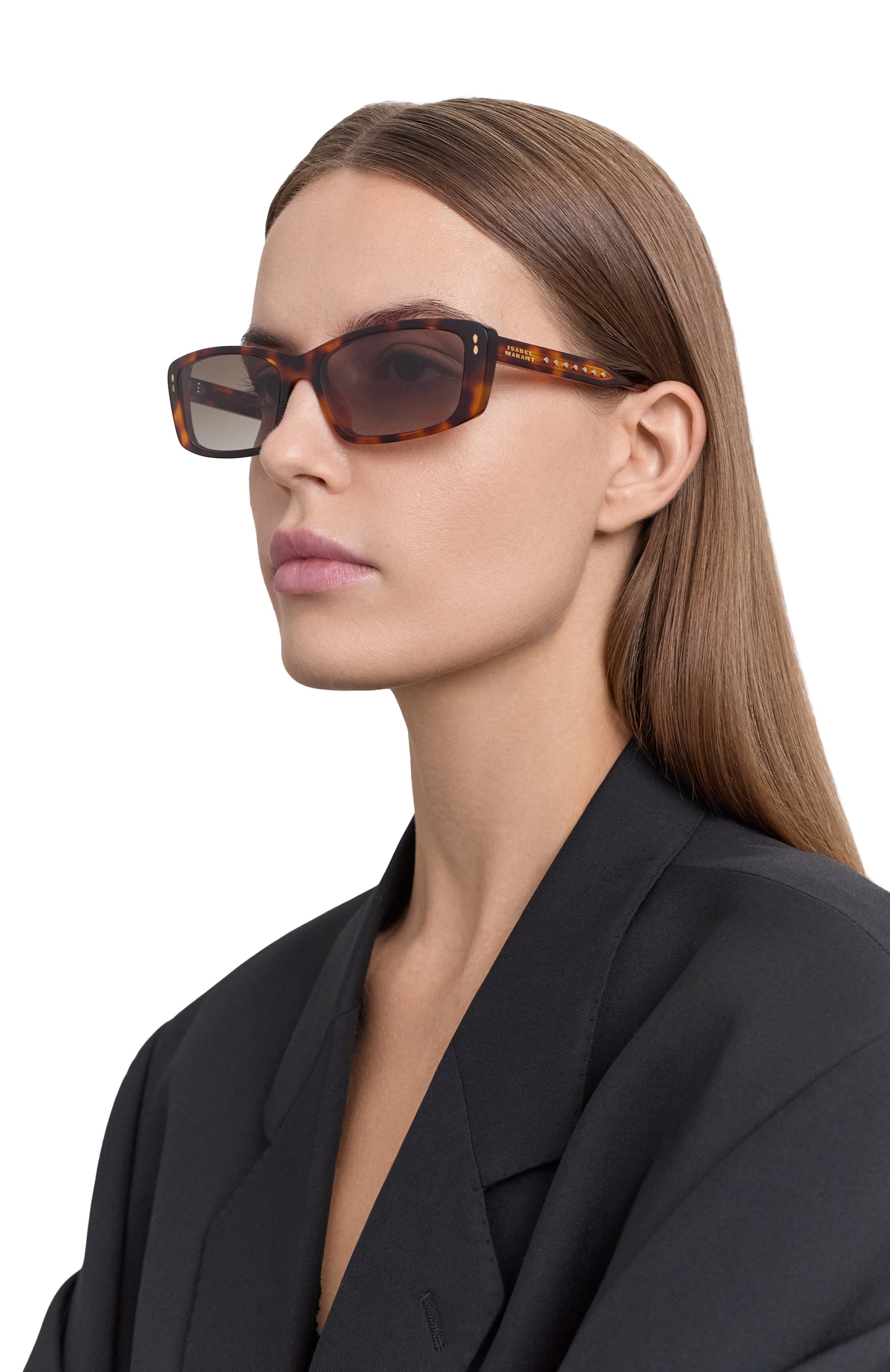 Солнцезащитные очки ISABEL MARANT коричневого цвета по цене 27100 руб., арт. IM0243/G 086, фото 2 Солнцезащитные очки ISABEL MARANT, арт. IM0243/G 086, фото 2