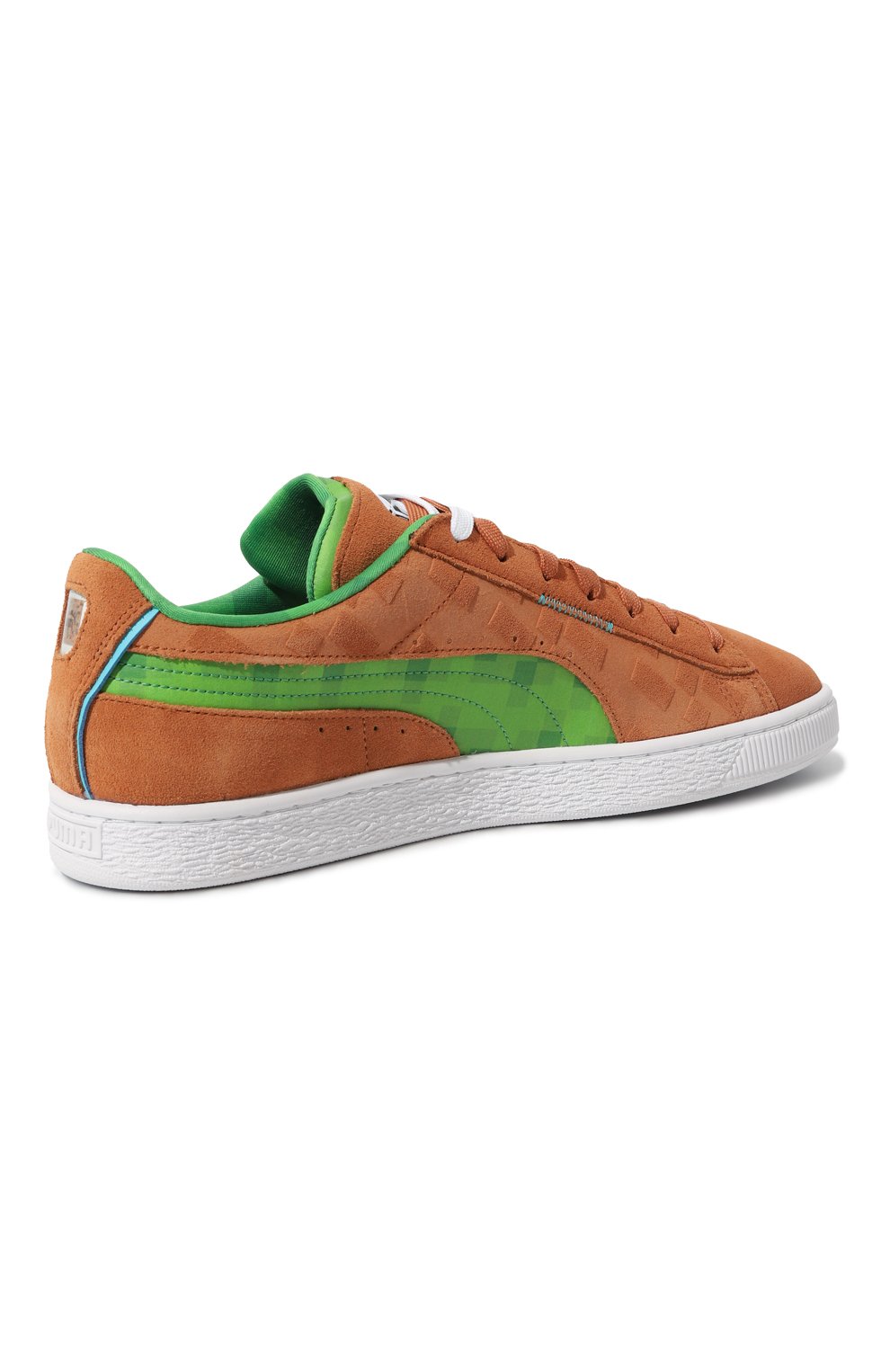 Замшевые кеды puma x minecraft suede PUMA, арт. 38629001, фото 5