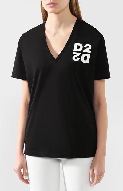 Хлопковая футболка DSQUARED2, арт. S75GD0075/S22427, фото 3