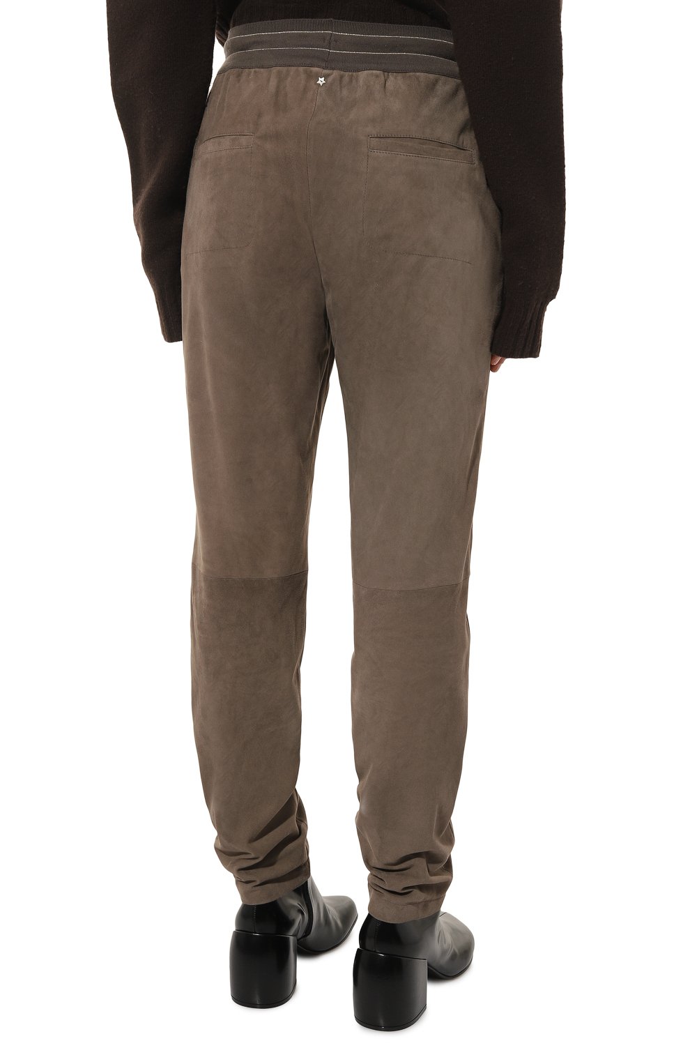 Замшевые брюки LORENA ANTONIAZZI, арт. A2243PA80A/484, фото 4