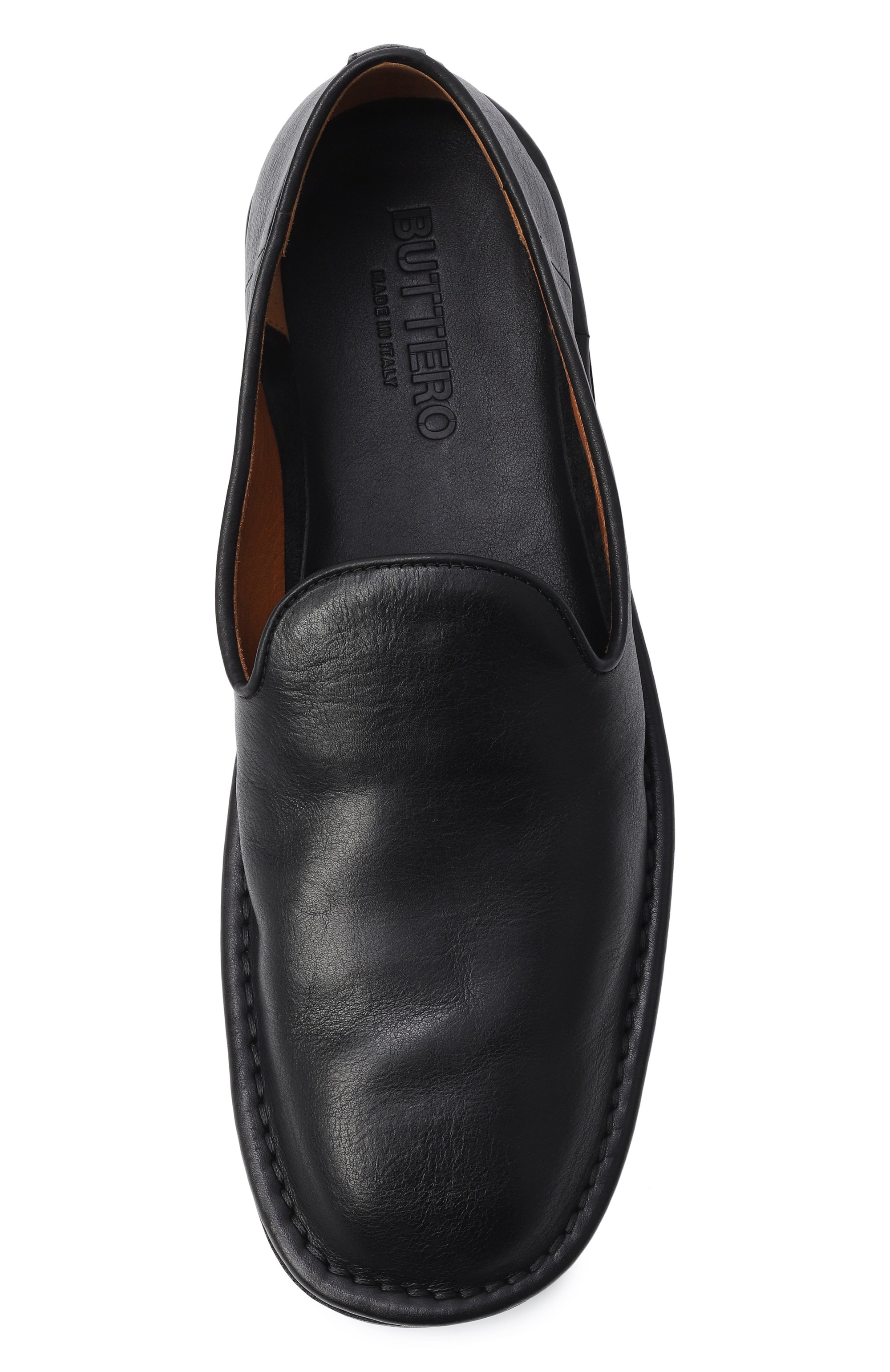 Кожаные лоферы ercole BUTTERO черного цвета по цене 64500 руб., арт. B10831F0UL-UC, фото 5 Кожаные лоферы ercole BUTTERO, арт. B10831F0UL-UC, фото 5