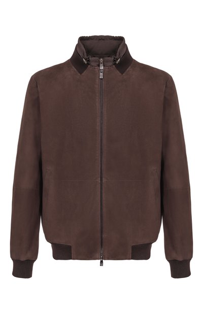 Мужской замшевый бомбер CORNELIANI, арт. 26L5D6-2620102