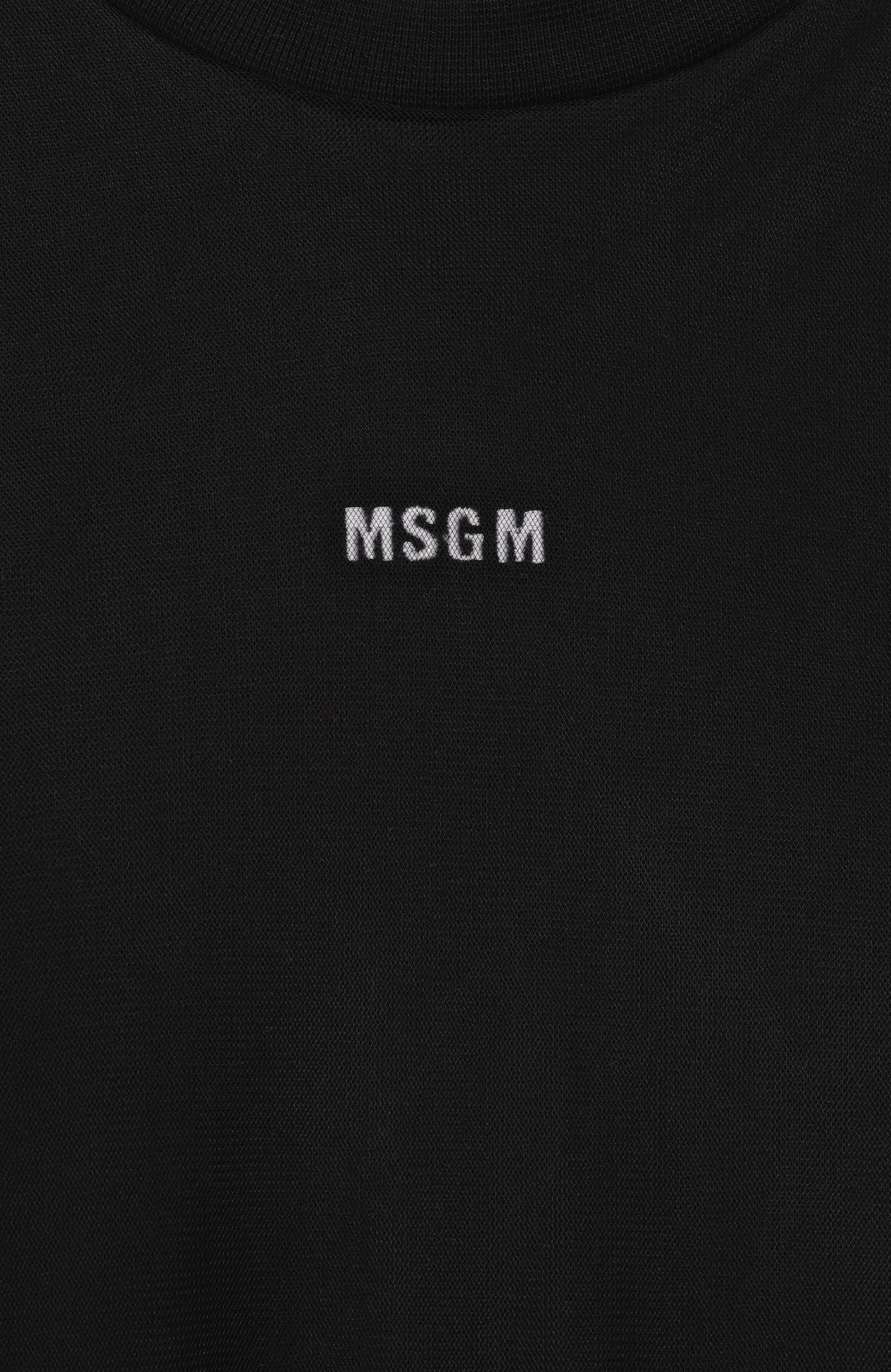 Хлопковый свитшот MSGM KIDS, арт. F6MSJGSW123, фото 3