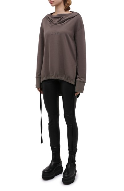 Хлопковое худи ANN DEMEULEMEESTER, арт. 2002-2409-P-225-060, фото 3