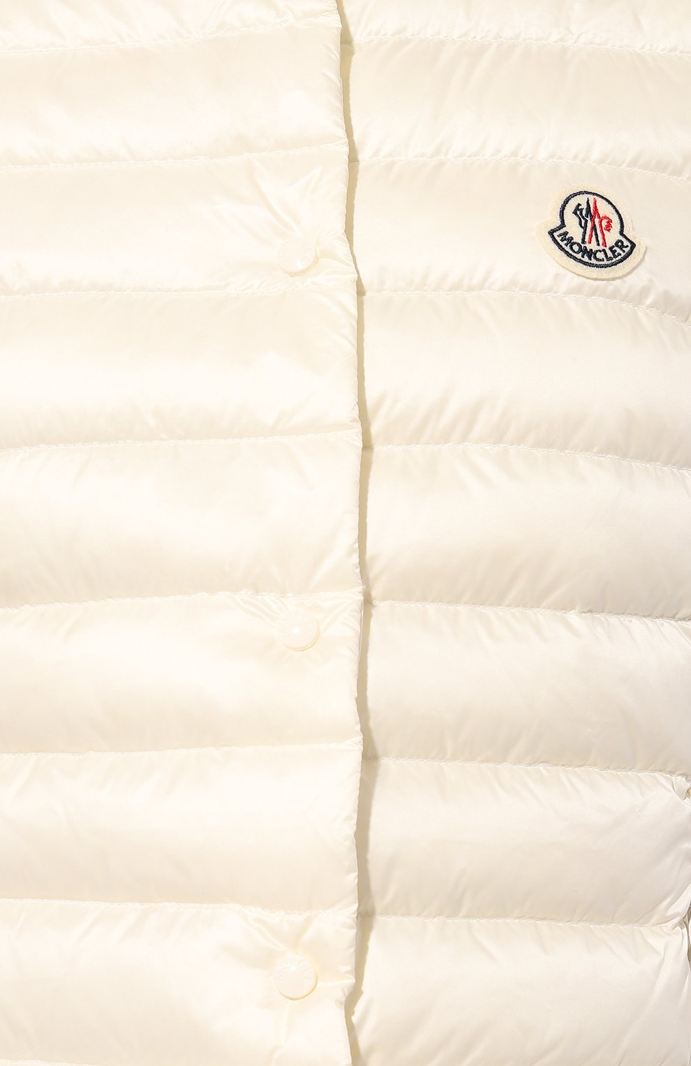 Пуховый жилет liane MONCLER молочного цвета по цене 59950 руб., арт. 1A102-00-53048, фото 5 Пуховый жилет liane MONCLER, арт. 1A102-00-53048, фото 5