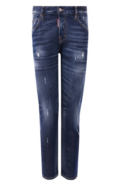 Женские джи нсы с потертостями DSQUARED2, арт. S72LB0196/S30342