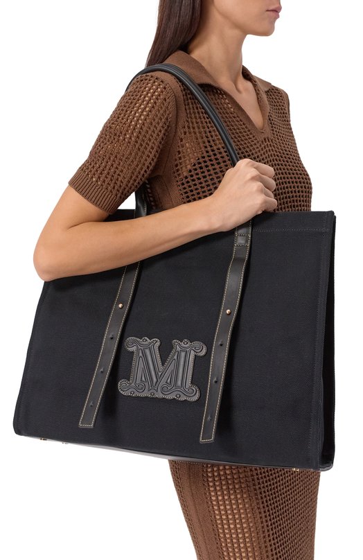 Сумка-тоут Brava Max Mara BRAVABEACH 2516511059 Чёрный  BRAVABEACH 2516511059 Фото 2