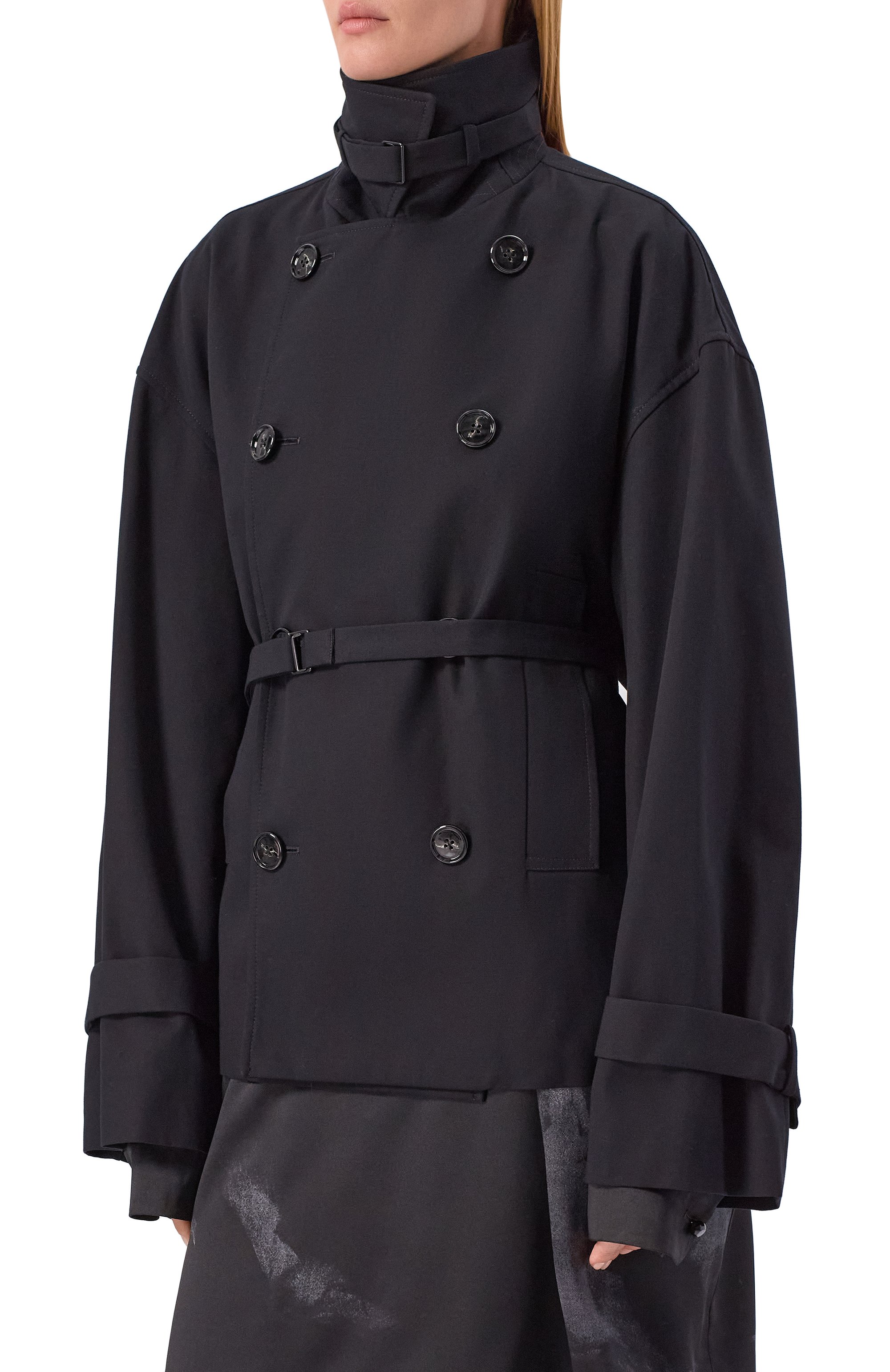 Хлопковый тренч ANN DEMEULEMEESTER, арт. B0013117/FA431, фото 3