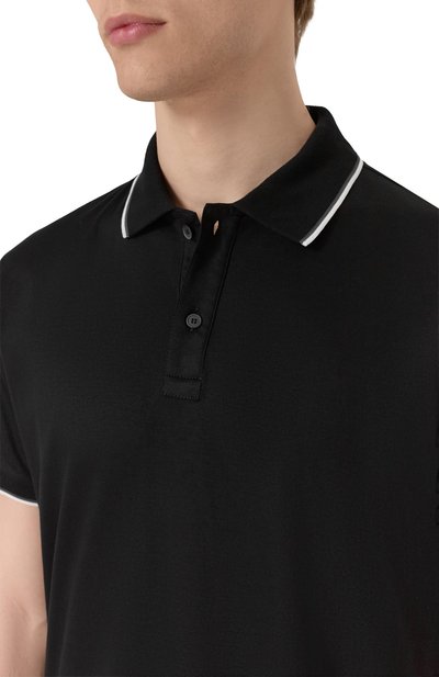 Поло из хлопка и лиоцелла PAUL&SHARK, арт. 15311711/3XL-6XL, фото 5