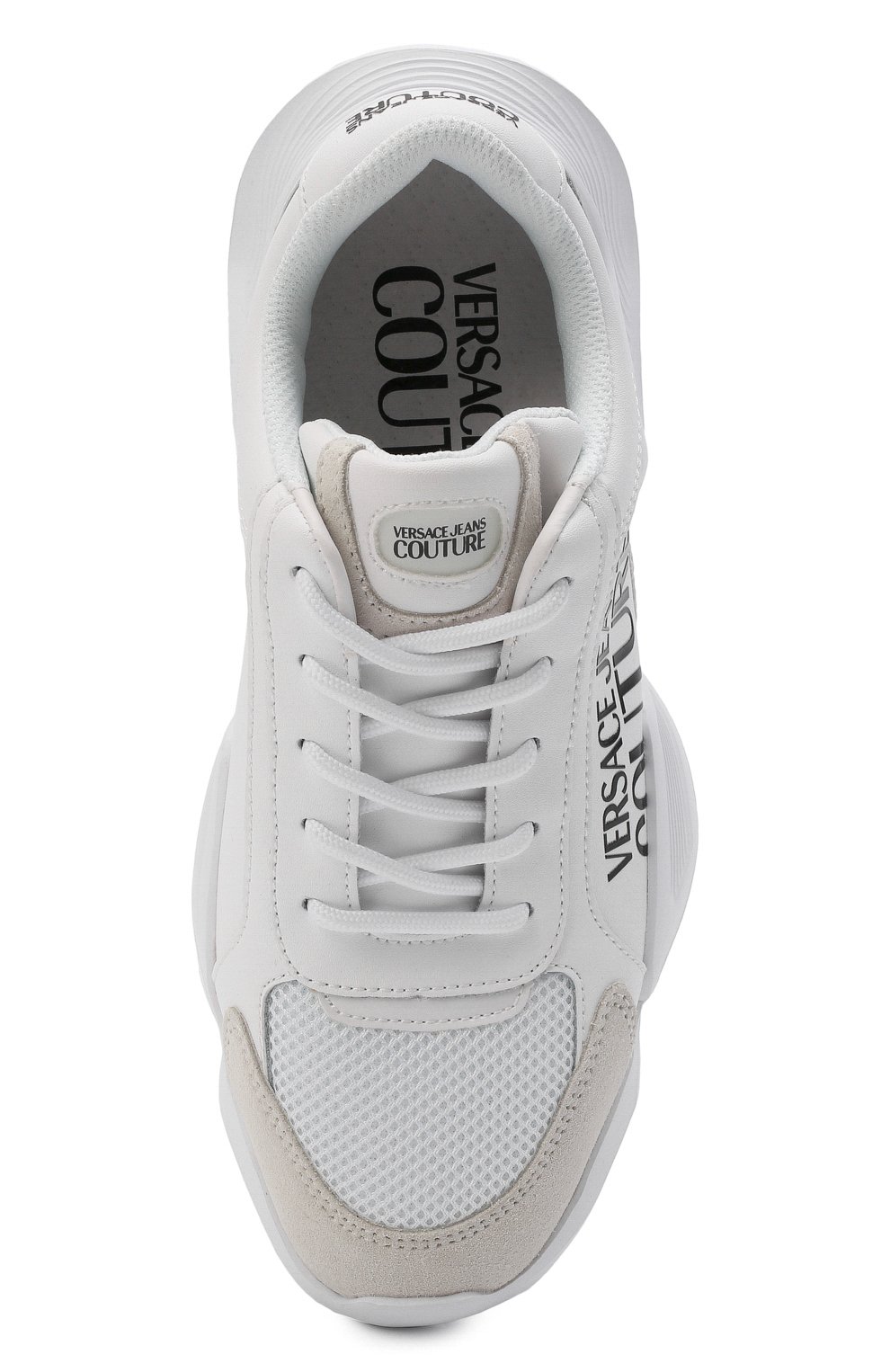 Комбинированные кроссовки VERSACE JEANS COUTURE, арт. 71VA3SU3-F0ND0 GRAVITY DIS. SU3 SUEDE/ZP019, фото 6