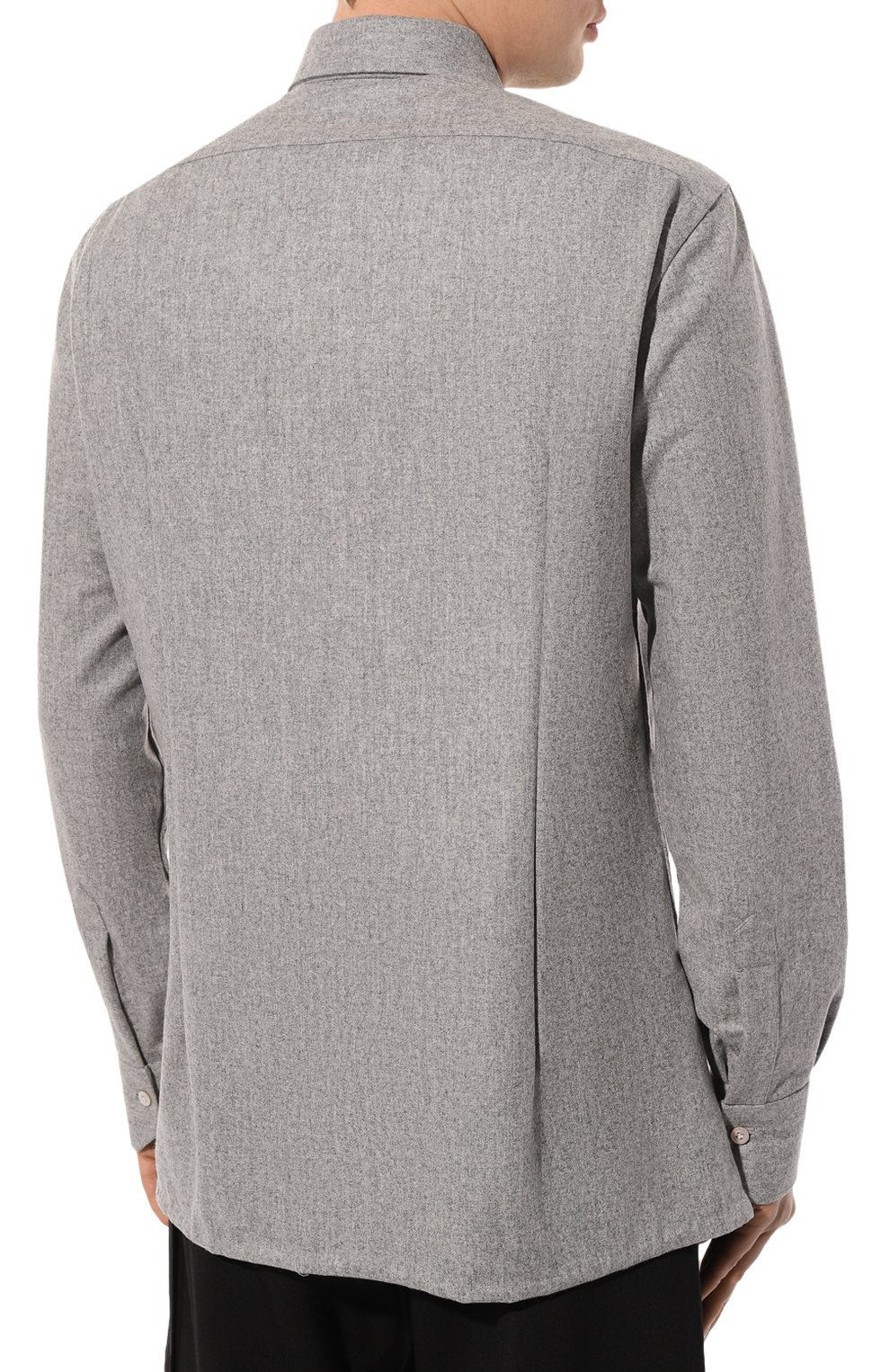 Шерстяная рубашка KITON, арт. UMCNERK0131C06, фото 4