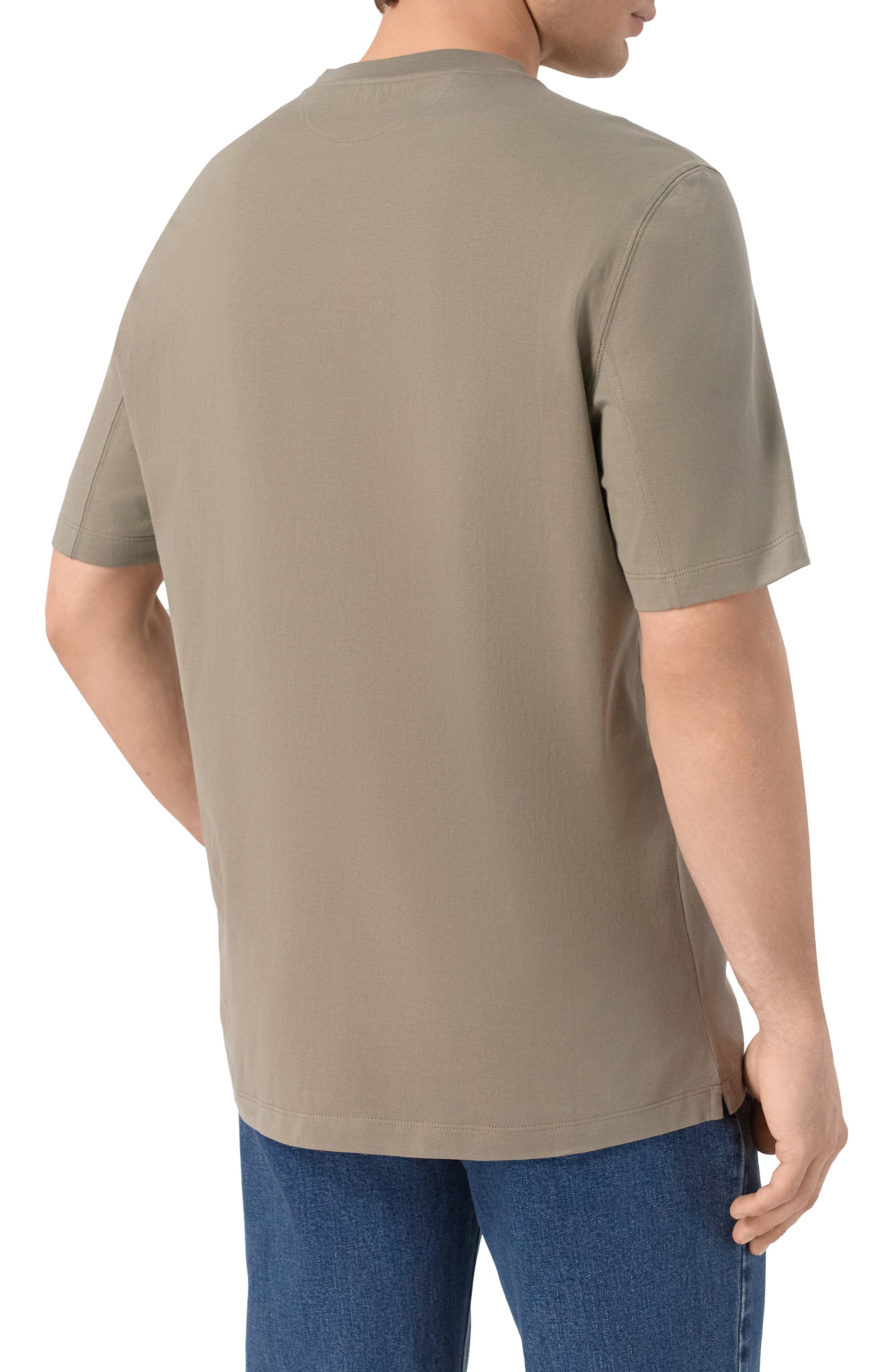 Хлопковая футболка BRUNELLO CUCINELLI, арт. M0B131308, фото 4