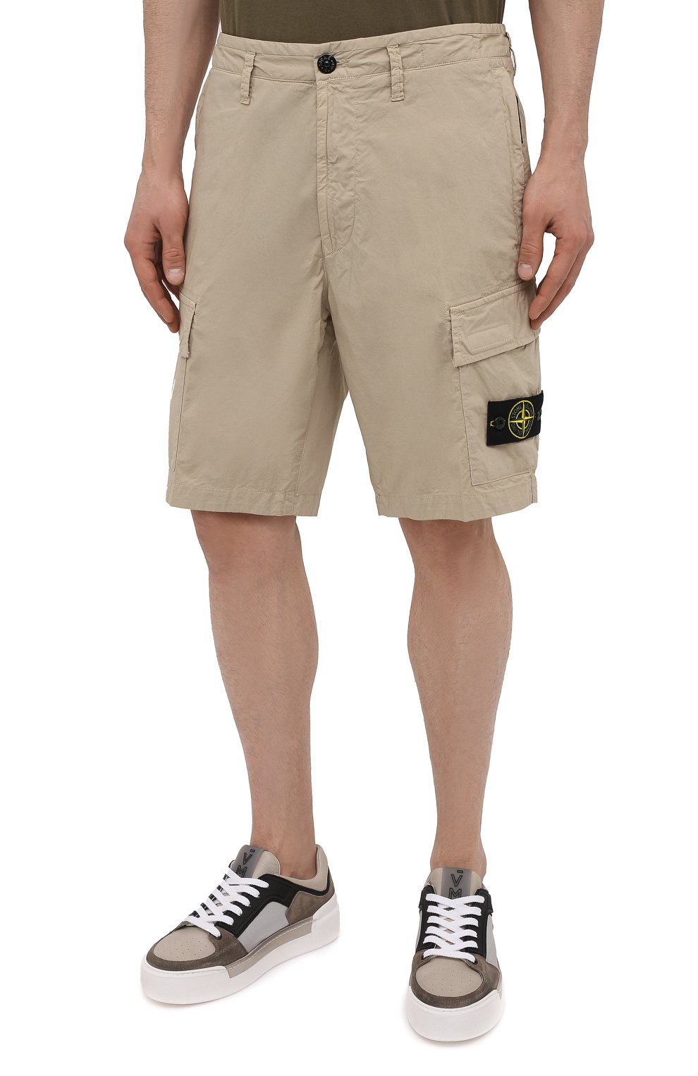 Хлопковые шорты STONE ISLAND, арт. 7415L0803, фото 3