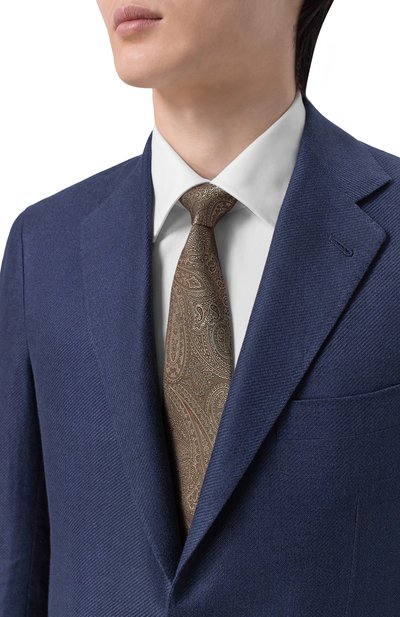 Шелковый галстук CANALI, арт. 18/HJ04545, фото 2