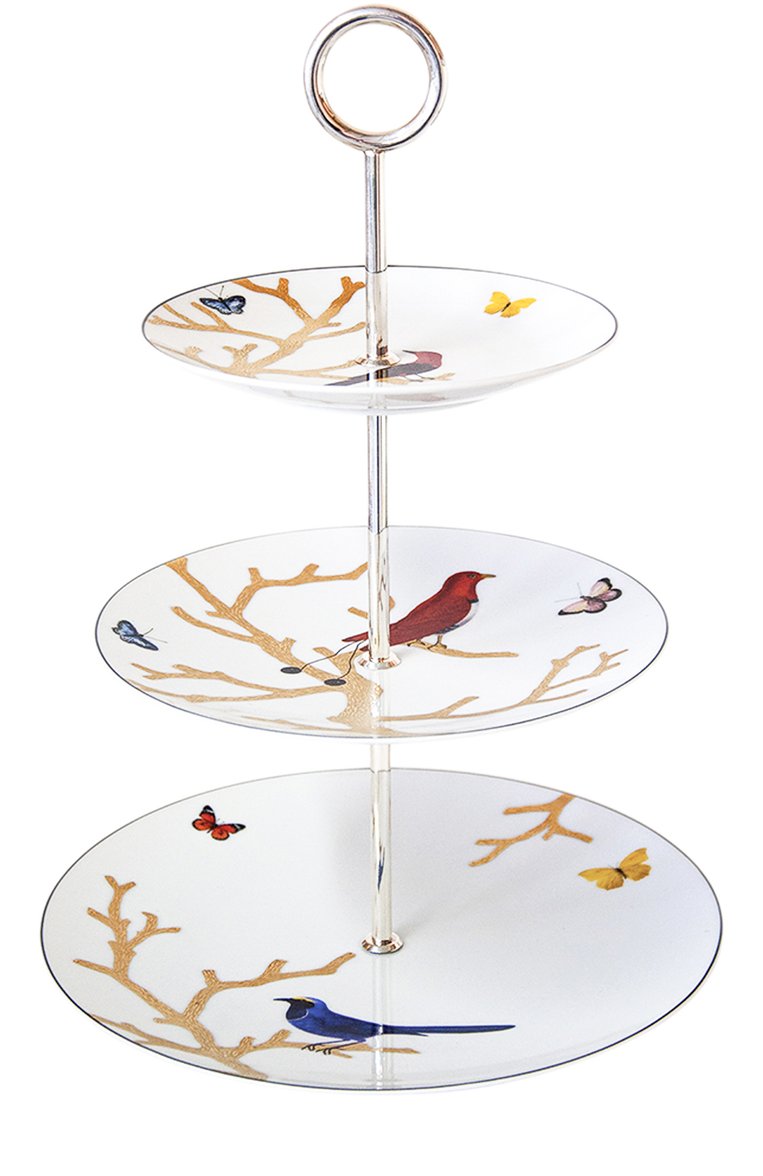 Этажерка aux oiseaux BERNARDAUD бесцветного цвета, арт. 2488/21533 | Фото 1 (Статус проверки: Проверена категория; Коллекция: Aux Oiseaux; Нос: Не проставлено; Региональные ограничения белый список (Axapta Mercury): Не проставлено; Автомат�изация Diginetica: Не назначено; Ограничения доставки: fragile-2)