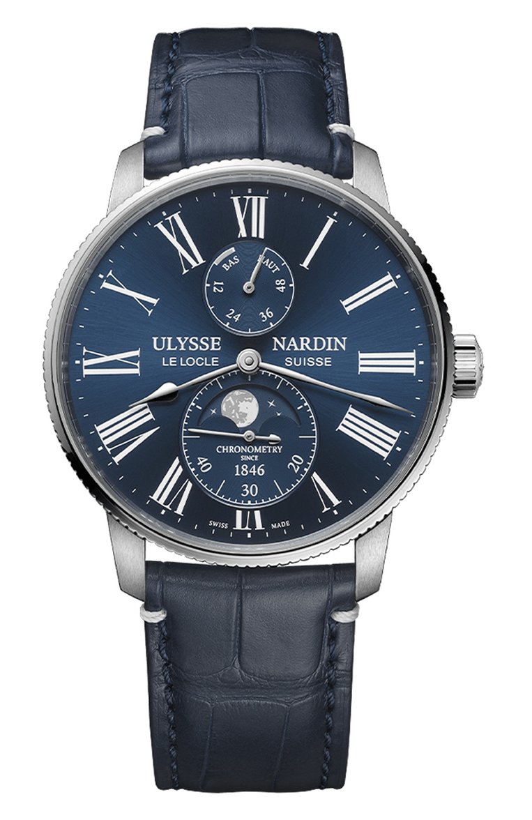 Часы marine torpilleur moonphase ULYSSE NARDIN, арт. 1193-310LE-3A-175/1A, фото 1