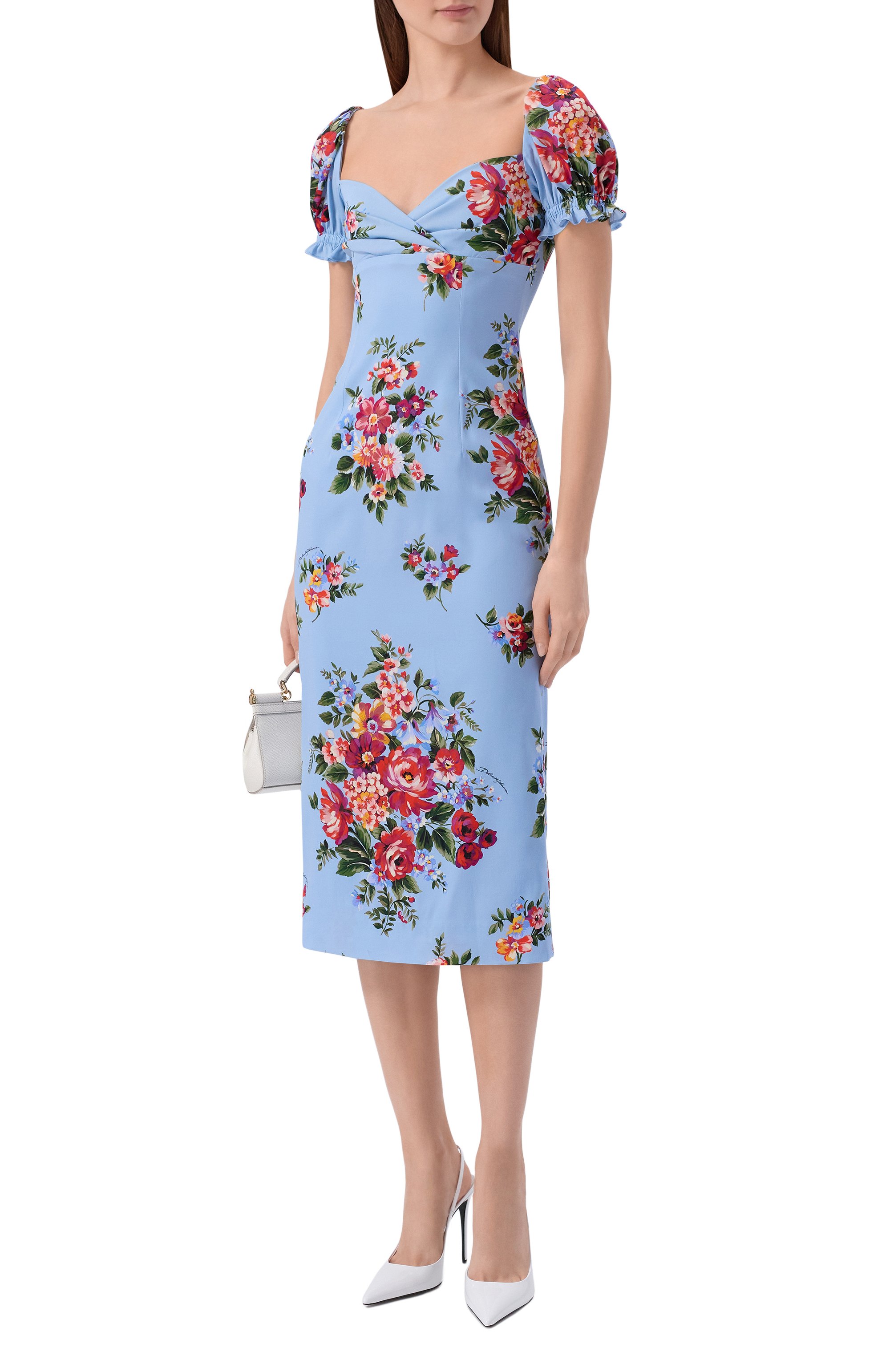 Шелковое платье DOLCE & GABBANA, арт. F612ST/FSA8P, фото 2